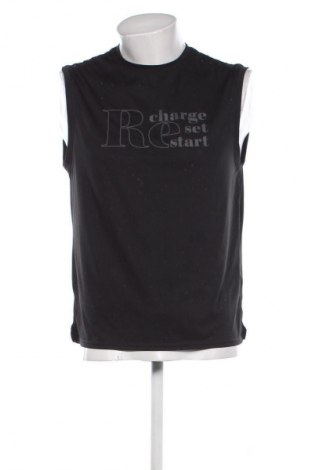 Herren Tanktop H&M Sport, Größe L, Farbe Schwarz, Preis 6,59 €