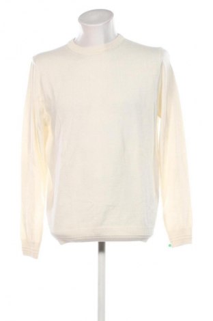 Herrenpullover Daniele Alessandrini, Größe L, Farbe Ecru, Preis 152,99 €