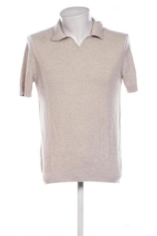 Męski sweter Dressmann, Rozmiar L, Kolor Beżowy, Cena 113,10 zł