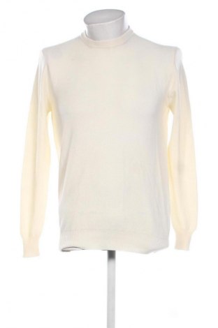 Herrenpullover Drumohr, Größe M, Farbe Ecru, Preis 177,99 €