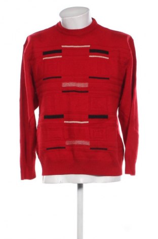 Męski sweter Teodor, Rozmiar XL, Kolor Czerwony, Cena 113,10 zł