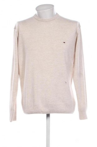 Męski sweter Tommy Hilfiger, Rozmiar XL, Kolor Beżowy, Cena 209,71 zł