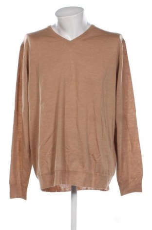 Мъжки пуловер Vneck, Размер XL, Цвят Бежов, Цена 56,99 лв.