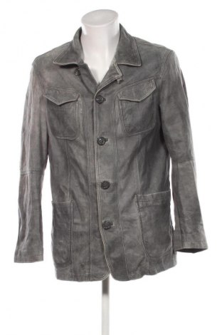 Herren Lederjacke Armani Jeans, Größe XL, Farbe Grau, Preis € 308,04