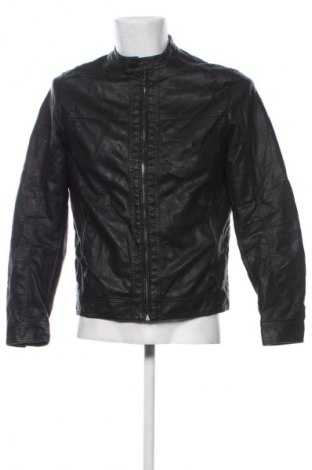 Herren Lederjacke Jack & Jones, Größe M, Farbe Schwarz, Preis € 43,99