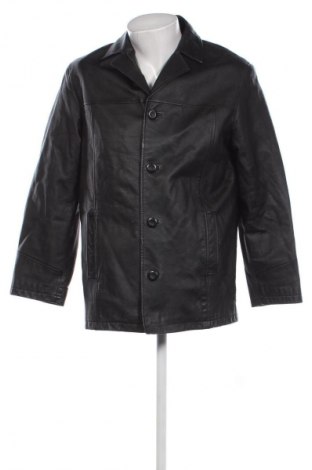 Geacă de piele pentru bărbati Tom Tailor, Mărime L, Culoare Negru, Preț 388,52 Lei