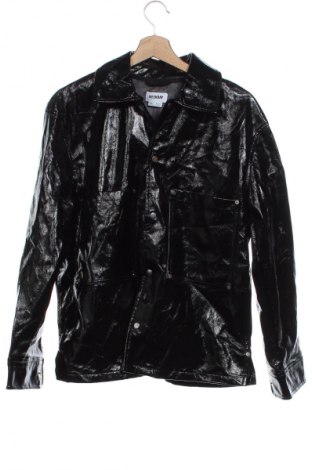 Herren Lederjacke Weekday, Größe XS, Farbe Schwarz, Preis € 31,99