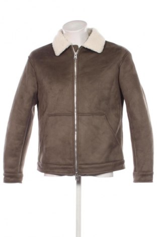 Herren Lederjacke Zara, Größe L, Farbe Grün, Preis € 28,99