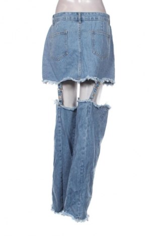 Fustă-pantalon SHEIN, Mărime L, Culoare Albastru, Preț 61,99 Lei