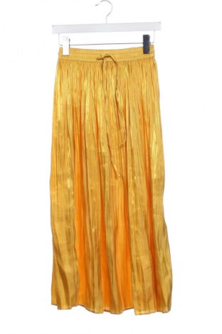 Fustă H&M, Mărime XS, Culoare Galben, Preț 58,18 Lei