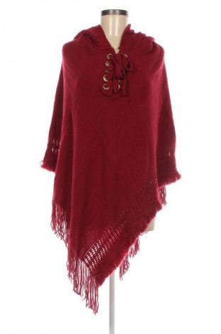 Πόντσο Unbranded, Μέγεθος M, Χρώμα Κόκκινο, Τιμή 15,32 €