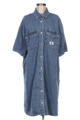 Kleid Calvin Klein Jeans, Größe XXL, Farbe Blau, Preis 34,49 €