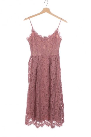 Рокля H&M, Размер XS, Цвят Пепел от рози, Цена 17,99 лв.