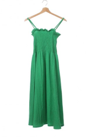 Рокля H&M, Размер XS, Цвят Зелен, Цена 33,49 лв.