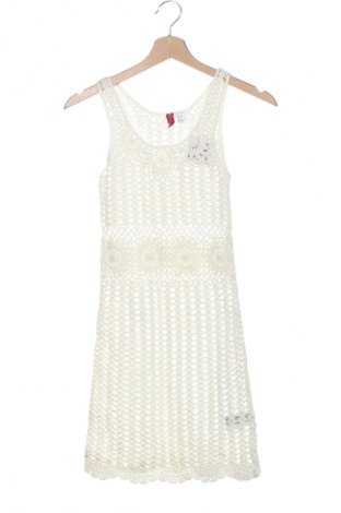 Рокля H&M Divided, Размер XS, Цвят Бял, Цена 28,86 лв.