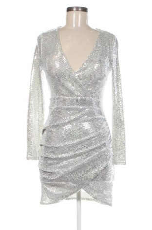 Рокля NEW COLLECTION, Размер S, Цвят Сребрист, Цена 109,99 лв.