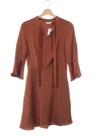 Kleid Naf Naf, Größe XS, Farbe Braun, Preis € 43,99