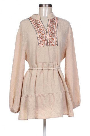 Kleid SHEIN, Größe L, Farbe Beige, Preis 20,99 €