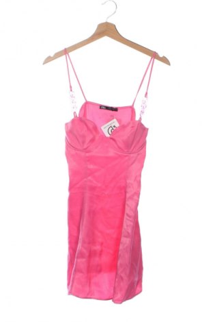 Sukienka Zara, Rozmiar XS, Kolor Różowy, Cena 146,09 zł