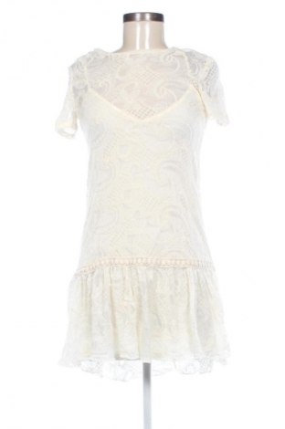 Sukienka Zara, Rozmiar S, Kolor ecru, Cena 88,99 zł