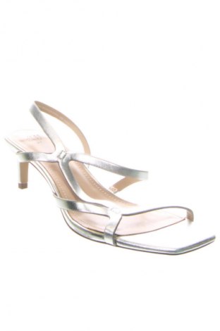 Sandale H&M, Mărime 37, Culoare Argintiu, Preț 98,66 Lei