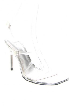 Sandalen Zara, Größe 37, Farbe Silber, Preis 11,99 €