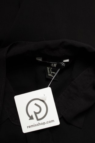 Γυναικείο πουκάμισο H&M, Μέγεθος M, Χρώμα Μαύρο, Τιμή 10,82 €