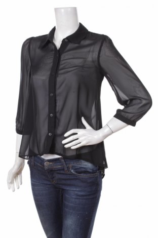 Γυναικείο πουκάμισο Now, Μέγεθος M, Χρώμα Μαύρο, Τιμή 16,08 €