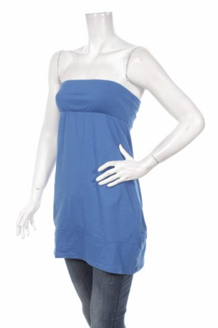 Γυναικείο αμάνικο μπλουζάκι, Μέγεθος S, Χρώμα Μπλέ, 94% βαμβάκι, 6% ελαστάνη, Τιμή 1,73 €