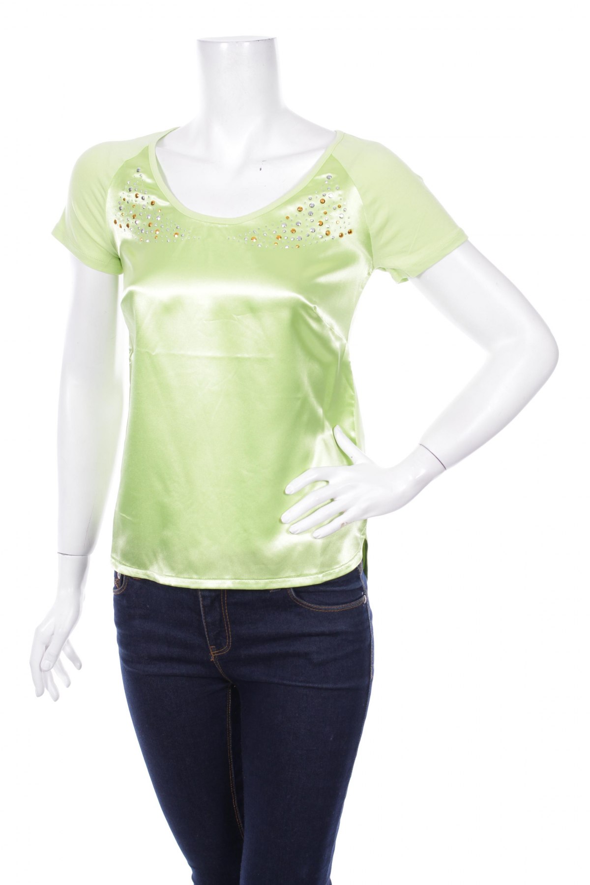 Дамска блуза Body Flirt, Размер XS, Цвят Зелен, Цена 23,00 лв.