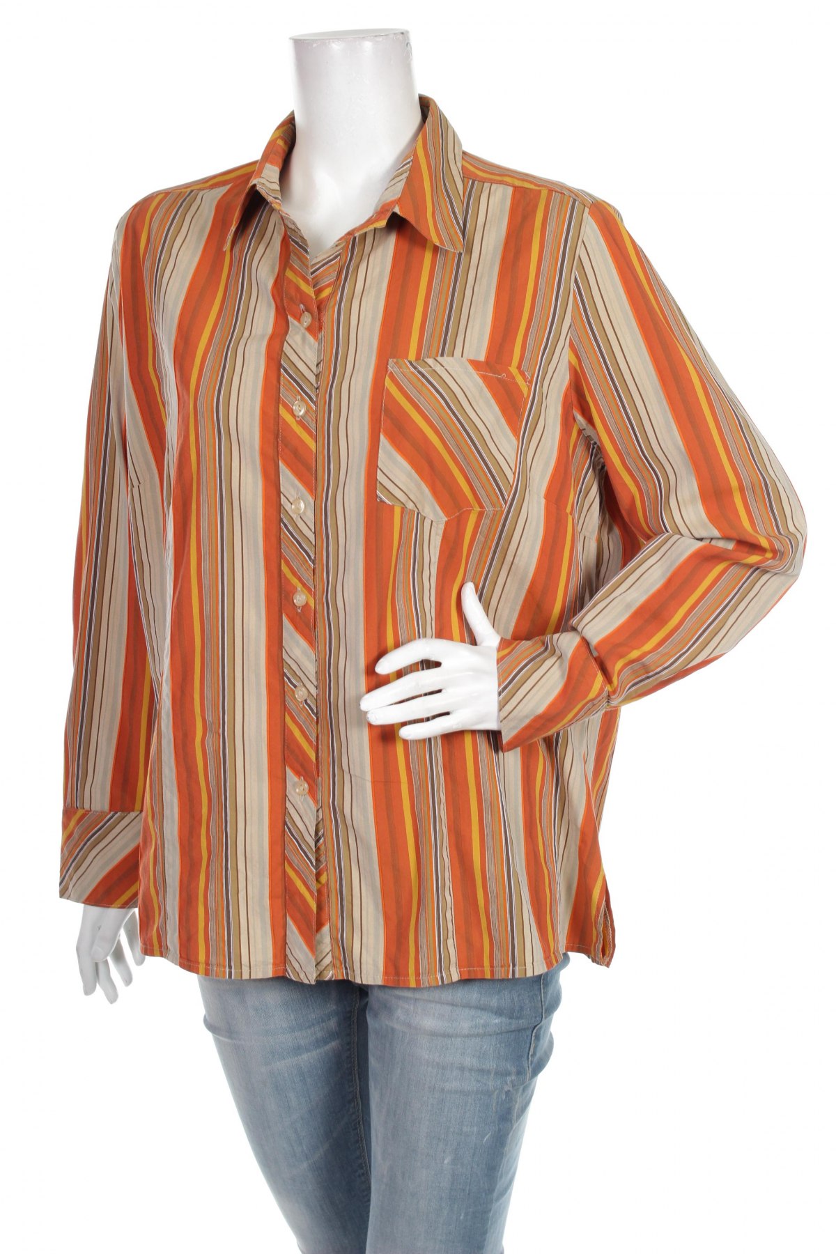 Γυναικείο πουκάμισο Laura Lebek, Μέγεθος XL, Χρώμα Πολύχρωμο, Τιμή 21,03 €