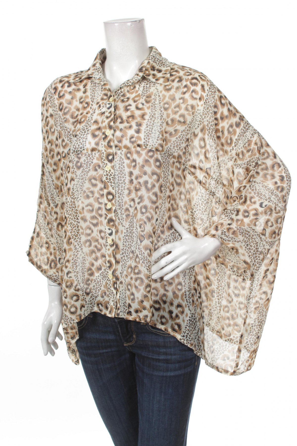 Γυναικείο πουκάμισο Sunny Girl, Μέγεθος M, Χρώμα  Μπέζ, Τιμή 17,94 €