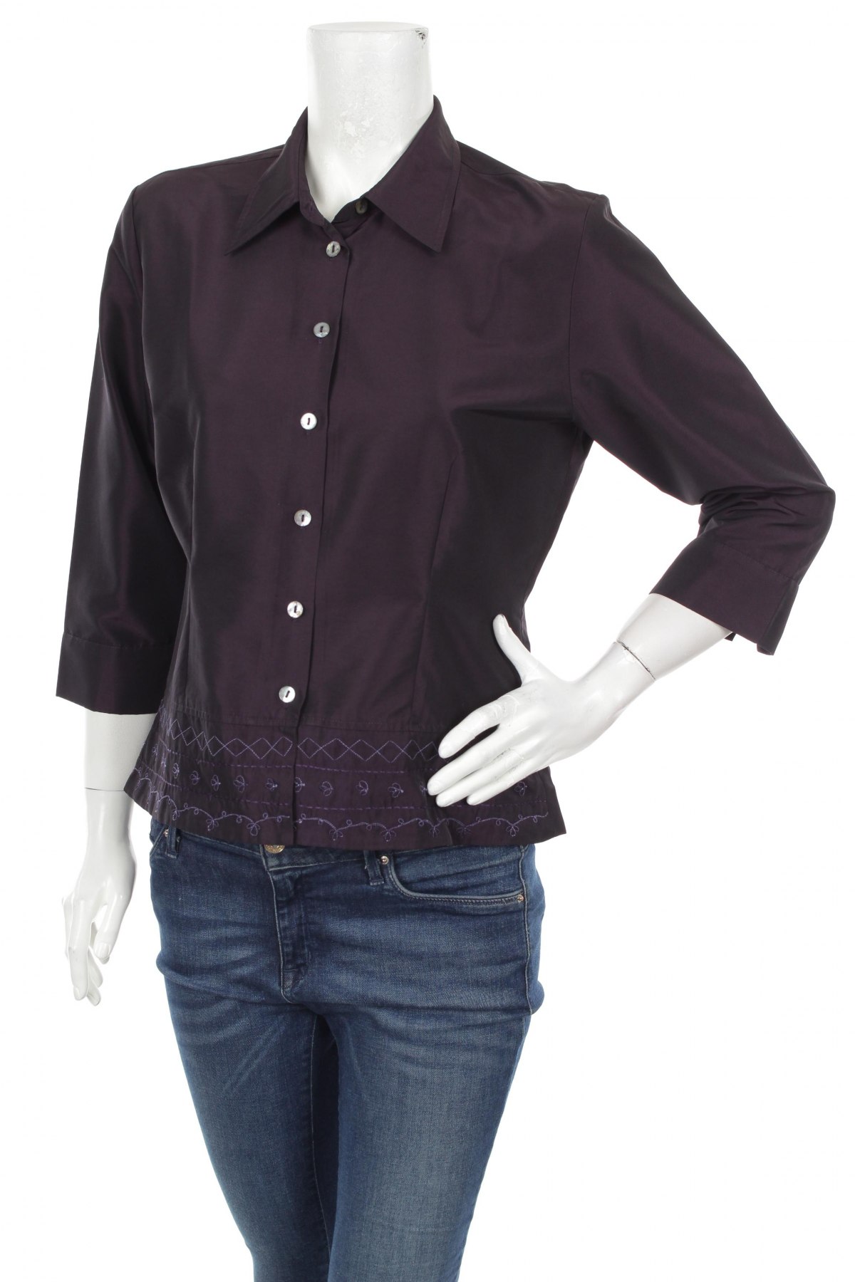 Γυναικείο πουκάμισο Zabaione, Μέγεθος L, Χρώμα Βιολετί, Τιμή 18,56 €