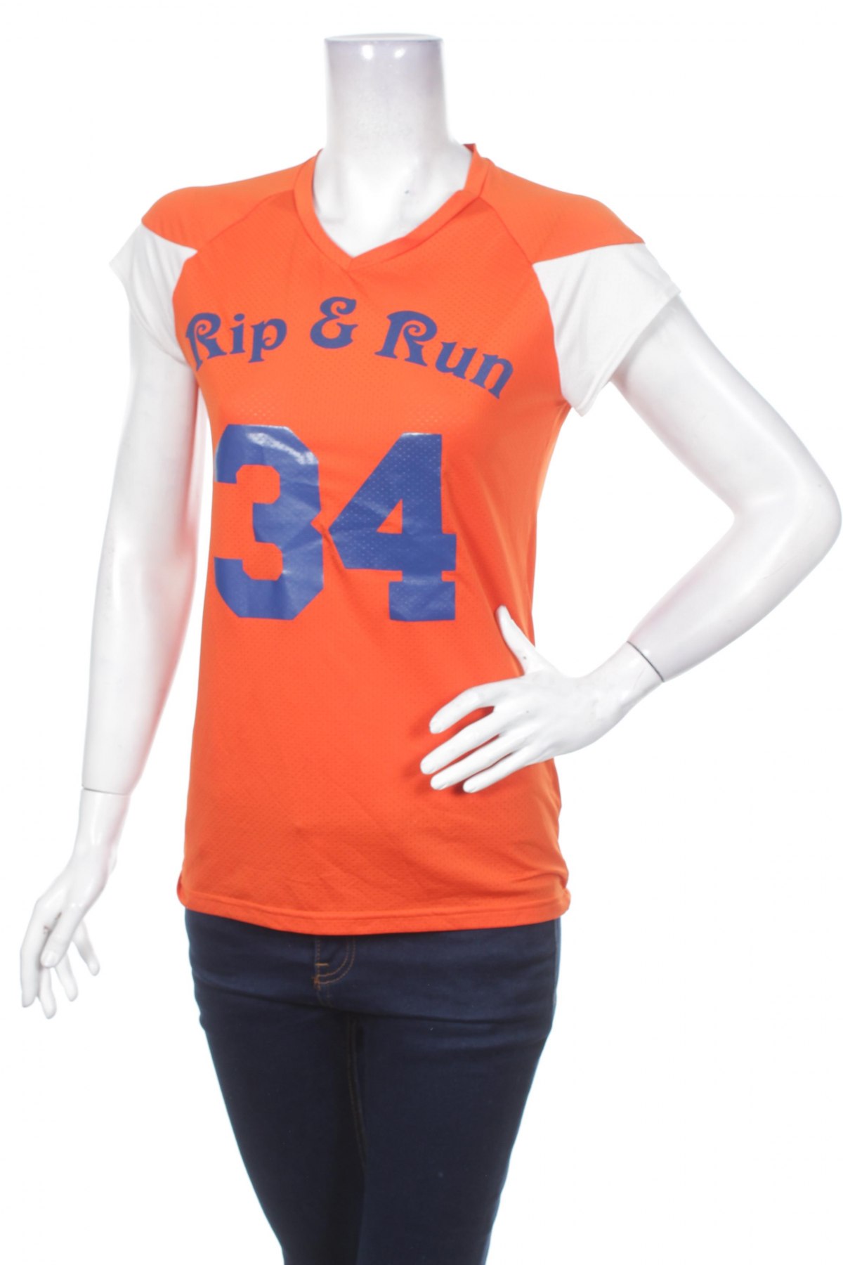 Дамска спортна блуза Augusta, Размер M, Цвят Оранжев, Цена 30,00 лв.