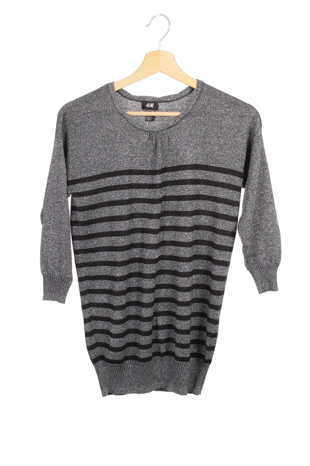 Детски пуловер H&M, Размер 10-11y/ 146-152 см, Цвят Сив, Цена 27,00 лв.