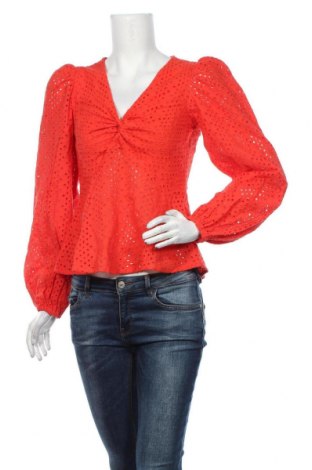 Дамска блуза ASOS, Размер XXS, Цвят Оранжев, Памук, Цена 35,55 лв.