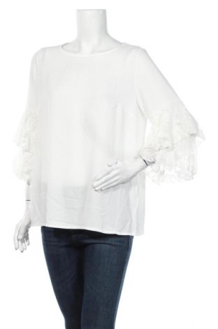 Дамска блуза Amy Vermont, Размер L, Цвят Бял, 97% полиестер, 3% еластан, Цена 9,56 лв.