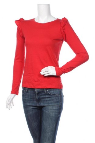 Дамска блуза Calliope, Размер S, Цвят Червен, Памук, Цена 20,65 лв.