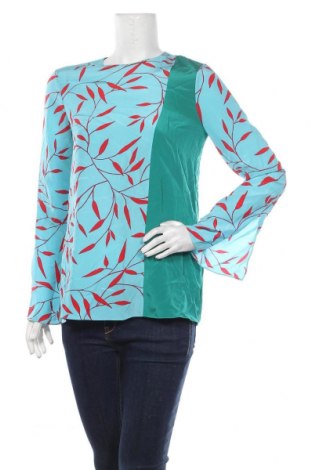 Γυναικεία μπλούζα Diane Von Furstenberg, Μέγεθος L, Χρώμα Μπλέ, Μετάξι, Τιμή 81,80 €