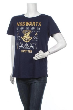 Дамска блуза Harry Potter, Размер XL, Цвят Син, 60% памук, 40% полиестер, Цена 37,49 лв.