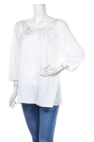 Дамска блуза Nitya, Размер XL, Цвят Бял, Полиестер, Цена 45,15 лв.