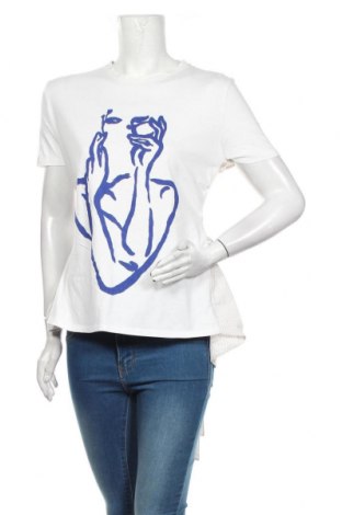 Damen Shirt Zara, Größe S, Farbe Weiß, Preis 11,83 €