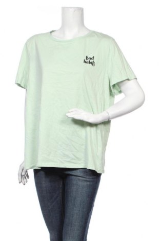 Damski T-shirt, Rozmiar XL, Kolor Zielony, Bawełna, Cena 62,37 zł