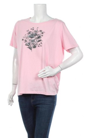 Дамска тениска Marisota, Размер XL, Цвят Розов, 65% полиестер, 35% памук, Цена 17,64 лв.