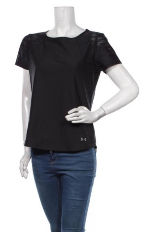 Damen T-Shirt Under Armour, Größe L, Farbe Schwarz, Preis 11,58 €