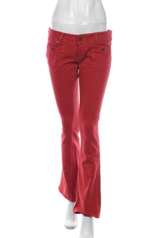 Dámske džínsy  Pepe Jeans, Veľkosť M, Farba Červená, 98% bavlna, 2% elastan, Cena  16,67 €