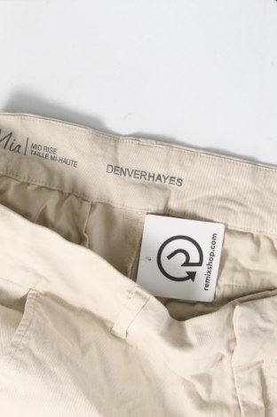 Дамски панталон Denver Hayes, Размер M, Цвят Бежов, 98% памук, 2% еластан, Цена 12,86 лв.