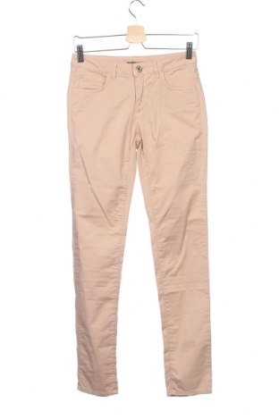 Дамски панталон Trussardi, Размер XS, Цвят Бежов, 97% памук, 3% еластан, Цена 74,70 лв.