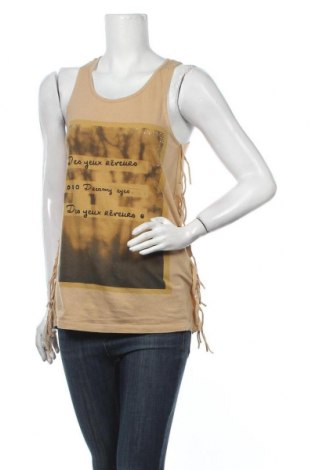 Γυναικείο αμάνικο μπλουζάκι Denim Co, Μέγεθος L, Χρώμα  Μπέζ, Τιμή 4,77 €
