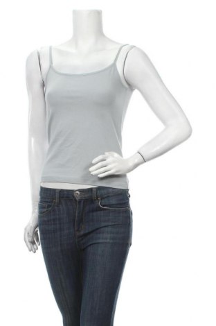Γυναικείο αμάνικο μπλουζάκι Giordano, Μέγεθος M, Χρώμα Μπλέ, 90% βαμβάκι, 10% ελαστάνη, Τιμή 5,52 €